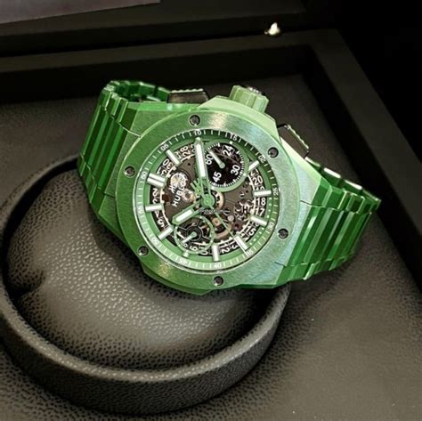 hublot big bang integral green|is Hublot big bang waterproof.